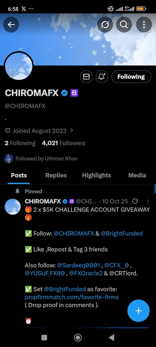 BillBoss5566's tweet photo. @CHIROMAFX @BlueGuardiancom @GuardianFutures @GuardianTvLive ✅ https://t.co/lSslRYcjEz