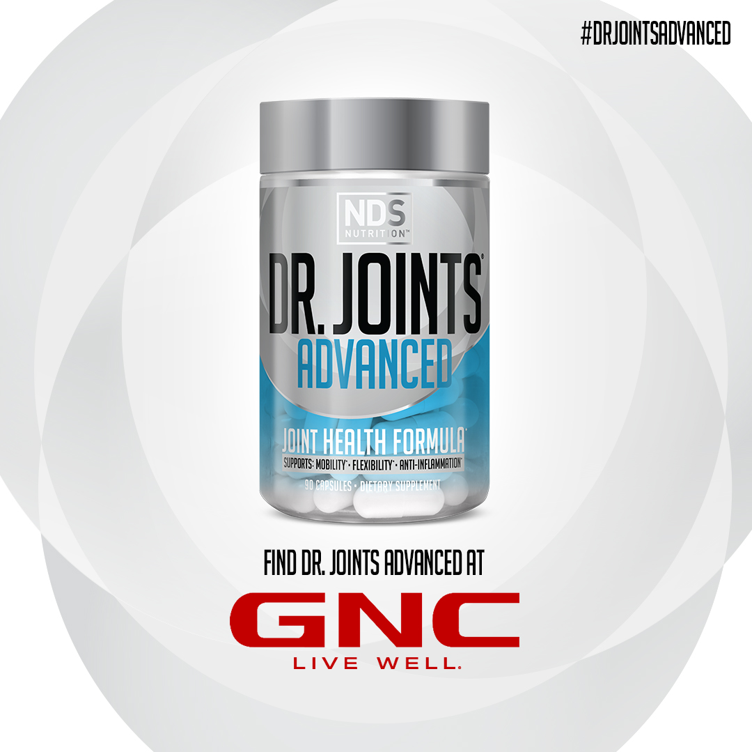NDSNutrition's tweet photo. 🔥 INNOVATIVE DAILY HEALTH SOLUTIONS 🔥

DR. JOINTS Advanced Joint Health incorporates FruiteX-B to provide fast, long-lasting joint support.
🔹 Joint Comfort
🔹 Joint Flexibility
🔹 Joint Mobility
🔹 Decreases Joint Inflammation

👉 NDS at GNC
🔗 https://t.co/iIdTXHAD75 https://t.co/EiNycZxYBH