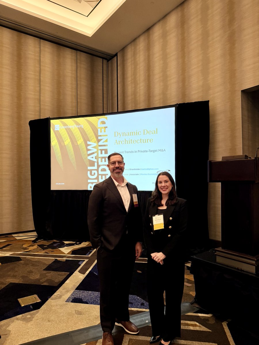 GT_Law's tweet image. #GTDallas sponsored the 2026 Association of Corporate Counsel (ACC) Annual In-House Symposium. 

GT's Steve Bartz, Bill Katz, and Monika Kluziak presented at the symposium. 

This event offered a day of #CLE programming, professional development, and networking opportunities.
