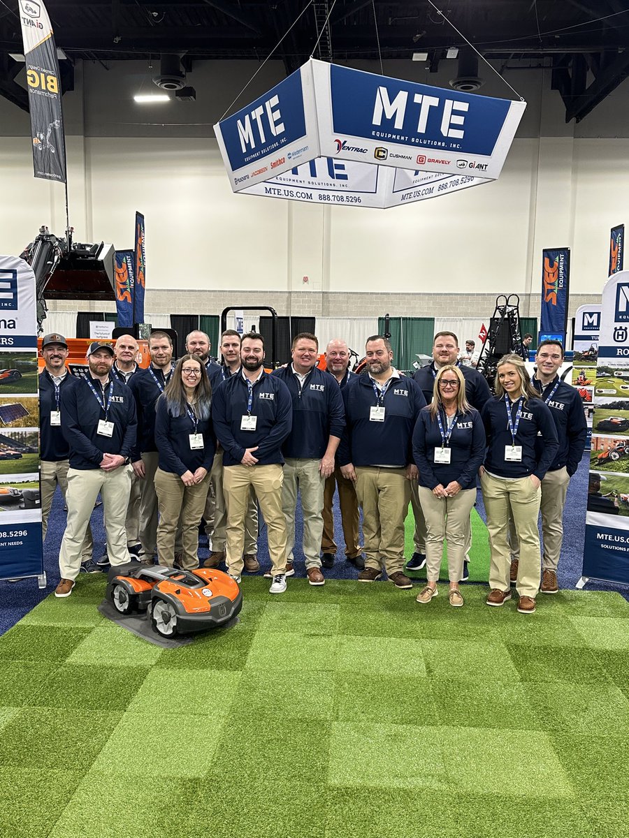MTEequipment's tweet photo. 📸 2026 NE Regional Turfgrass Show 🌱
We had a terrific turnout at our booth. Huge shoutout to our partners for helping us make this show a success. We couldn’t have done it without you!
#NERTS #turfcare #groundskeeping #MTEequipment #providenceRI https://t.co/iPOo3EGiBs