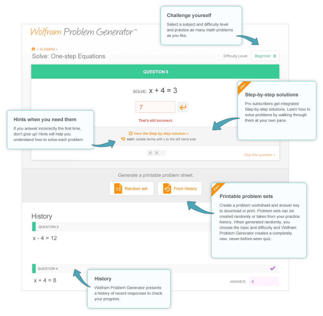 Wolfram_Alpha's tweet photo. Get a head start studying for your midterms with Wolfram Problem Generator! 
Start practicing with unlimited AI-generated practice problems and answers today!
https://t.co/p9crHBJp2n https://t.co/8xAvXHZqcg