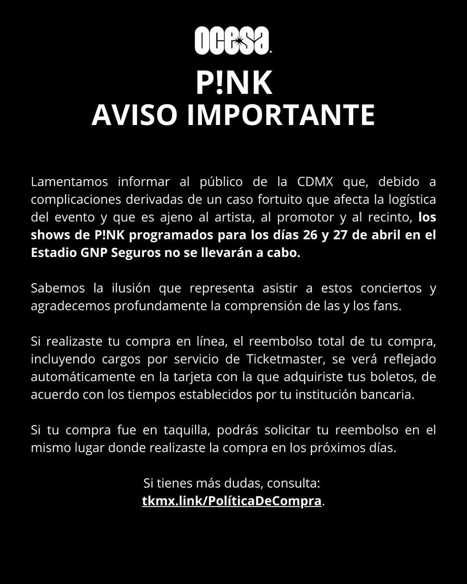 AVISO IMPORTANTE.