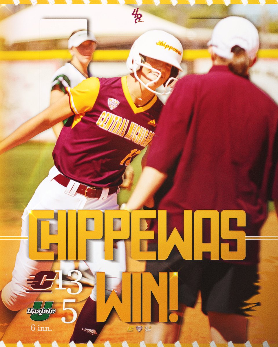 CMUSoftball's tweet photo. Run rule W to open the weekend 🙂‍↕️

Cairo and Petrovitch with three hits each, Laska scored four runs, Langan tosses 5.2 innings with 7 K's! https://t.co/8MEsmuii0u
