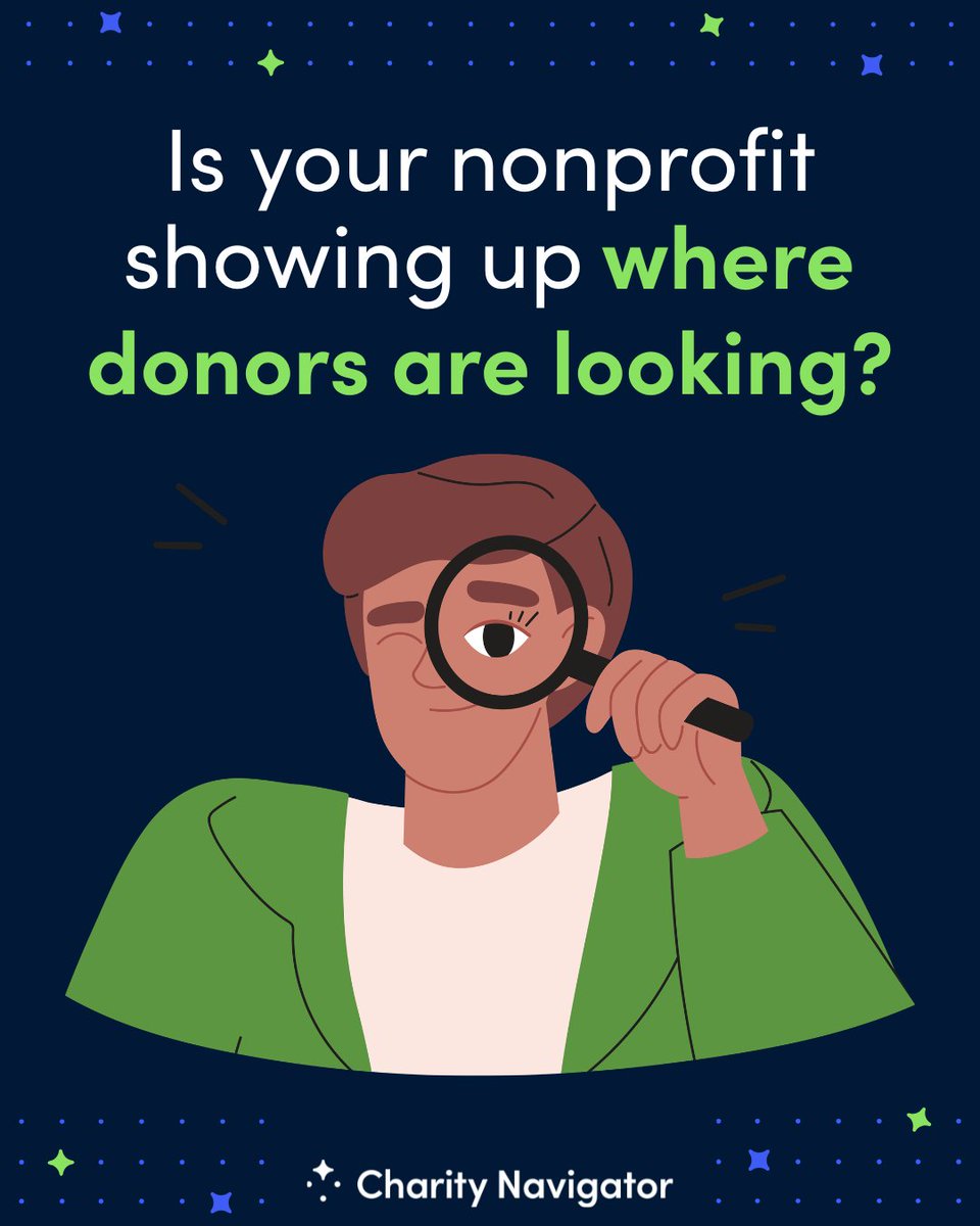 CharityNav's tweet image. Is your organization showing up where #donors are looking?

With millions of donors visiting Charity Navigator each year to discover high-impact #nonprofits, your #profile is often the first impression. If you haven’t claimed yours yet, you’re missing out! bit.ly/4sngIL9