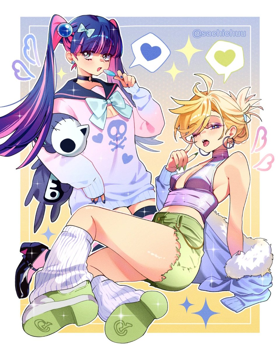 Panty or Stocking? 🩷💙🪽