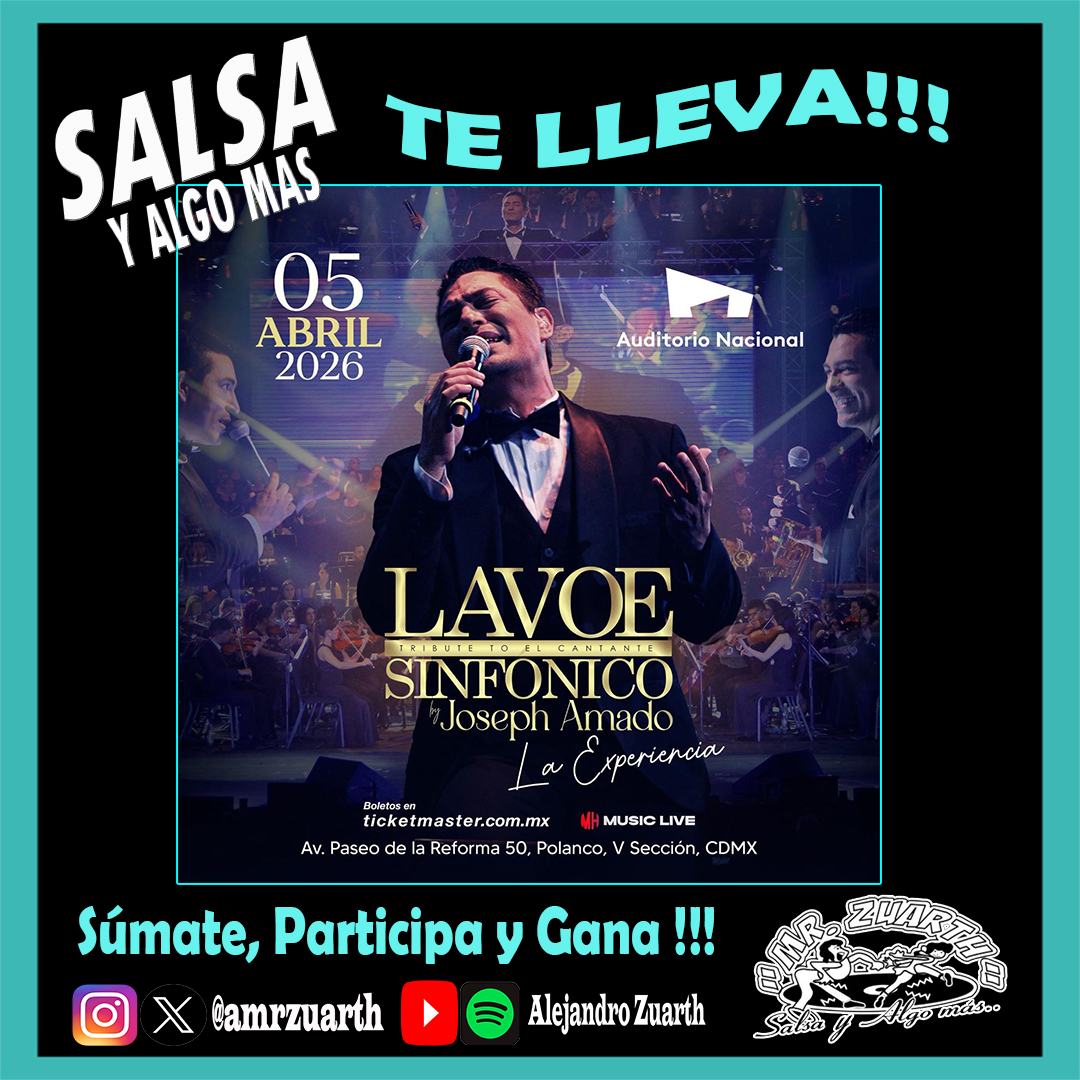 amrzuarth's tweet photo. #SalsayAlgomasTeLleva A "LAVOE SINFÓNICO"🔥

🆘SEGUNDA OPORTUNIDAD 🆘

⚡️🔁➕♥️➕💬 CON EL #YoSiVoyaLavoeSinfónico Y TU NOMBRE COMPLETO
.
.
.
#SalsayAlgomas #RumboaLos40 #LavoeSinfónico #SalsaParaTodos #GanaBoletos #ElQueSabeSabe https://t.co/IKNZH9MOuj