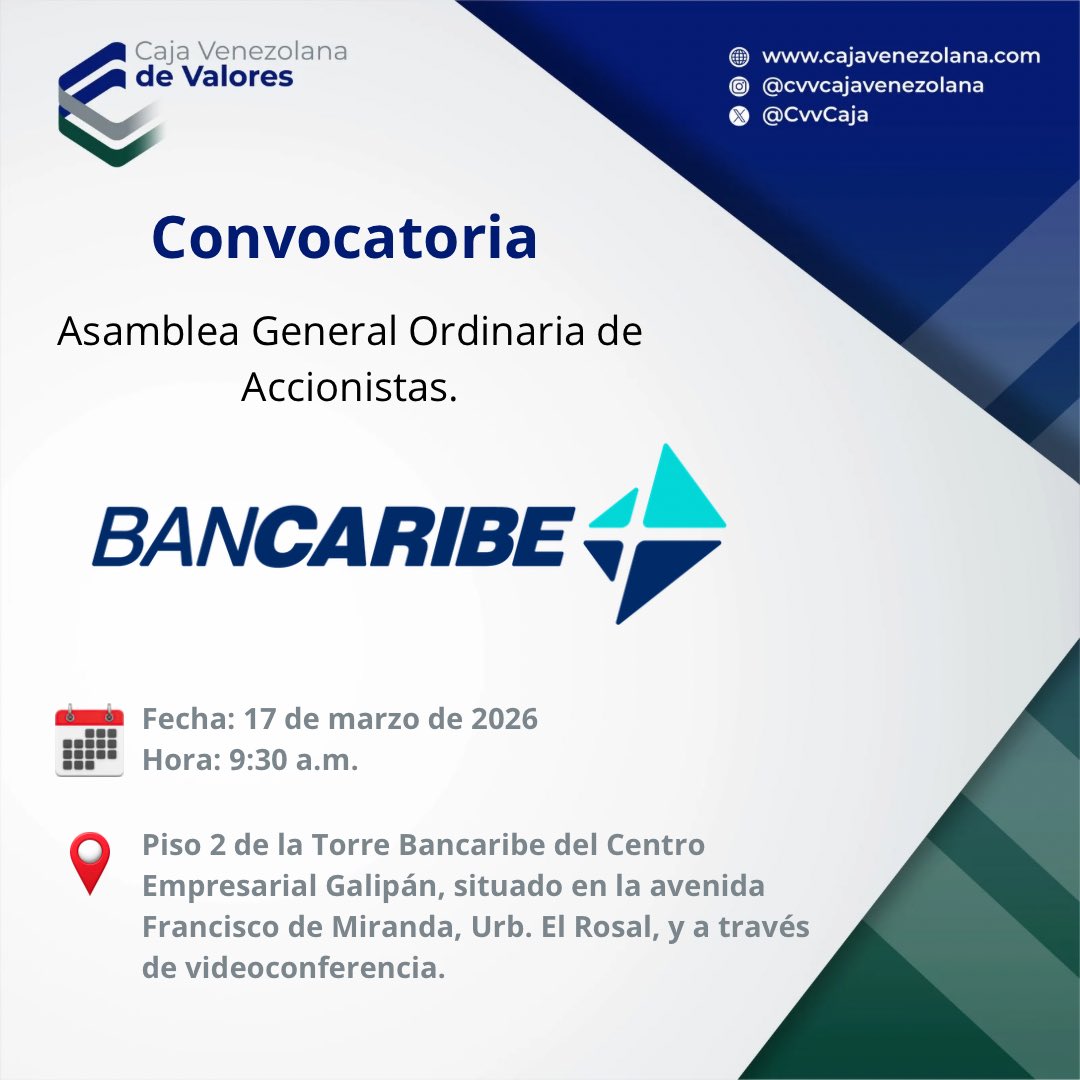 C.V.V Caja Venezolana de Valores S.A tweet media