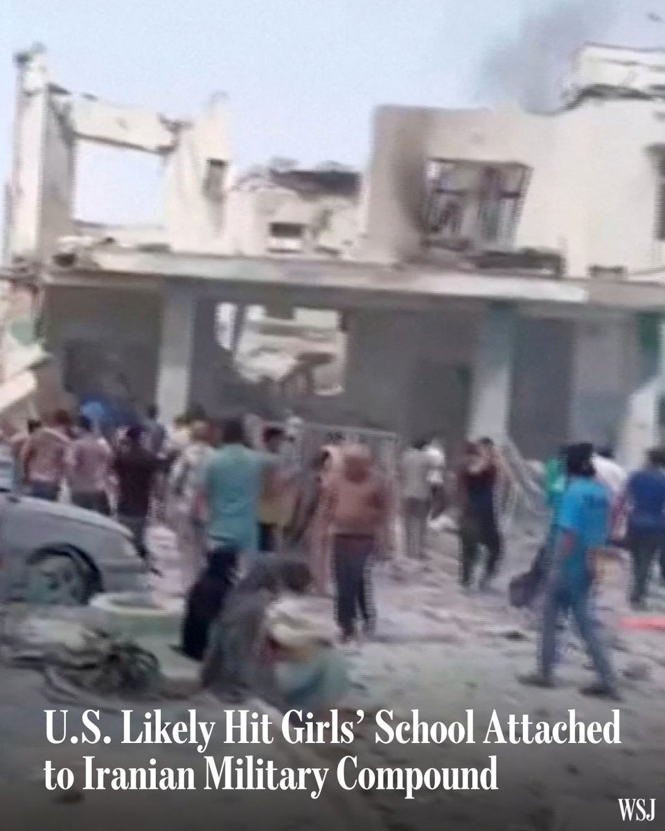 U.S. military investigators think American forces were likely responsible for an airstrike on a girls’ elementary school that killed dozens of children in Iran, a U.S. official said. 🔗 on.wsj.com/4u8nllj