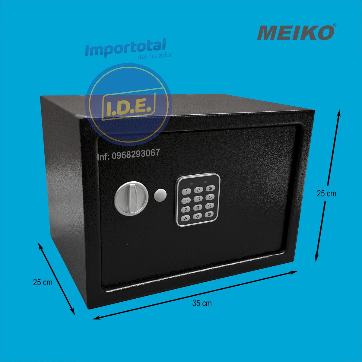 importotalec's tweet photo. 🔴 Caja Fuerte Electrónica Inteligente Tamaño Pequeña (35 Cm X 25 Cm X 25 Cm) / Caja De Seguridad De Acero (Color Negro) (Dinero / Documentos / Joyas)

ATENCIÓN ⛔ producto sujeto a disponibilidad pregunte por favor por stock / existencias ⛔ https://t.co/Lvr753S5LK
