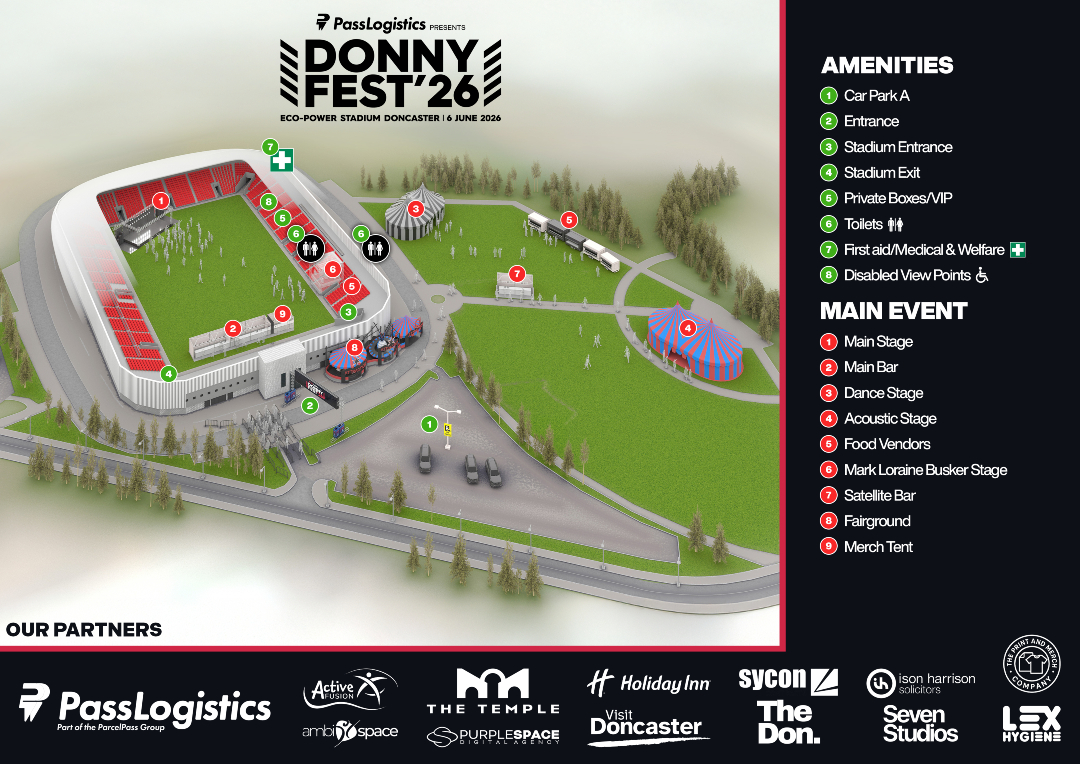 DonnyMusicFest's tweet photo. First Look at DonnyFest'26 👀

We've expanded the fan park this year, and honestly, the map speaks for itself!

Study the map. Plan your day. Work out where your mates are meeting. Then get your tickets before someone else nicks your spot! https://t.co/gsgO1Ycze9