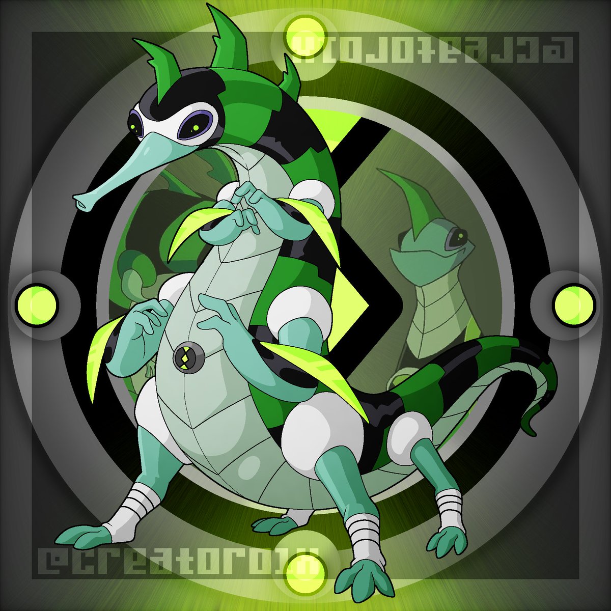 Creator01X's tweet photo. #b10fusionfeb | BONUS: Squirtapillar / Alien Z
Able to slide around with ease, but add a special smoothie concoction they brew theyโll be going at Ludicrous Speeds! Watch Out!!
#ben10 #ben10omniverse #squirtapillar #alienz https://t.co/9V1r3sBWbR