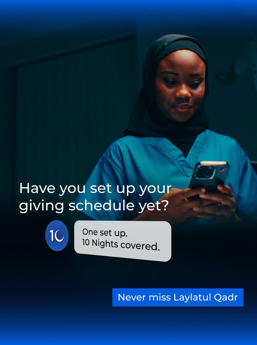 mytennights's tweet photo. Get ready for the last 10 nights 🌙✨ Don’t chase one perfect night, show up every night 🤲📿 If charity might slip, make it easy by scheduling your giving with MyTenNights. #Last10Nights #LaylatulQadr #Ramadan #Dua #Islam https://t.co/NPiet4DhxT