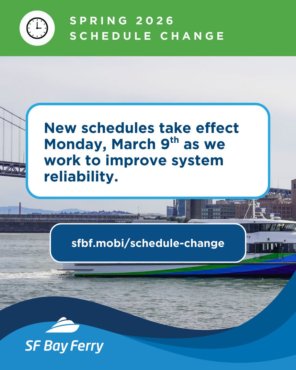 San Francisco Bay Ferry tweet media