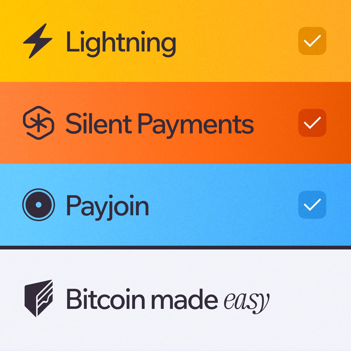 Thank you all for an incredible launch week of Lightning in Cake Wallet!

We're thrilled to add in the last missing piece to our Bitcoin stack, providing the best privacy, self-custody, and payments options in the Bitcoin space.

One app to rule them all 😎