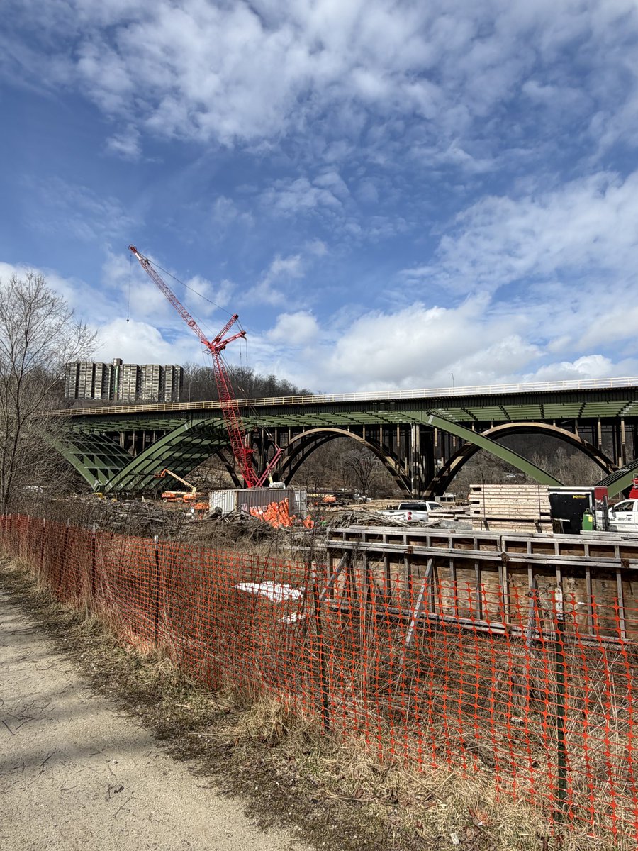 Pics I took of the Commercial Street Bridge Replacement project today ...