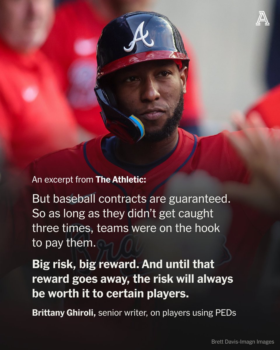 TheAthleticMLB's tweet image. Jurickson Profar’s second PED suspension will cost him the 2026 season — but not the $15 million he’s owed in 2027.

The real issue with MLB’s drug policy might not be the testing.

It’s the contracts.

✍️ @Britt_Ghiroli

nytimes.com/athletic/70912…