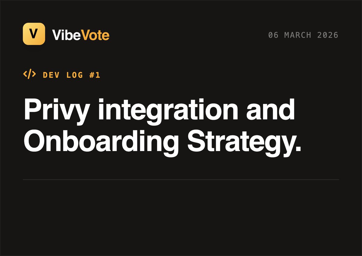 Vibe Vote tweet media
