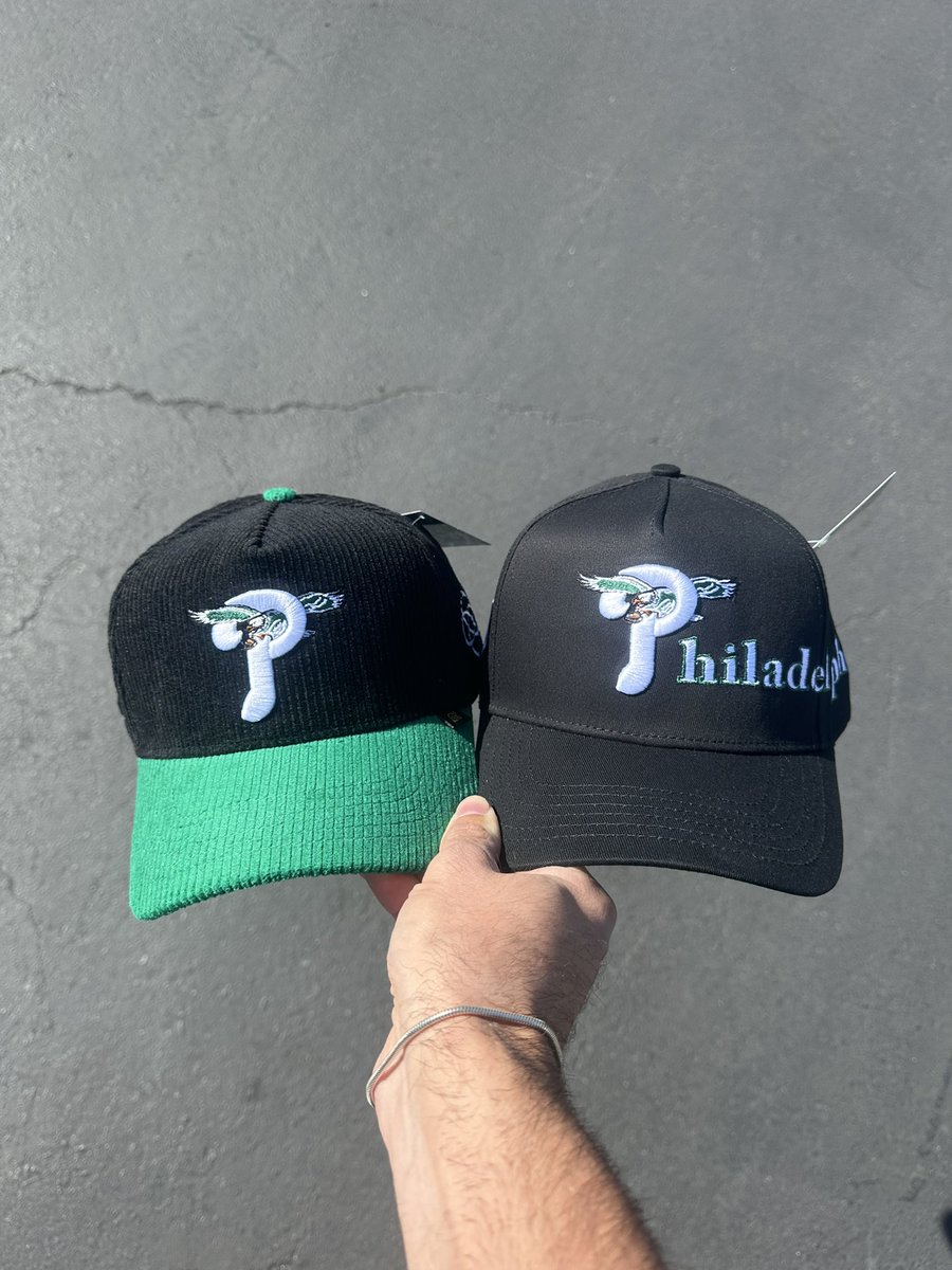 Giveaway time!! Win your choice of these new Philly hats. To enter all you gotta do is comment which hat you like more, left or right and repost. Winner will be chosen Monday 🫡 🦅