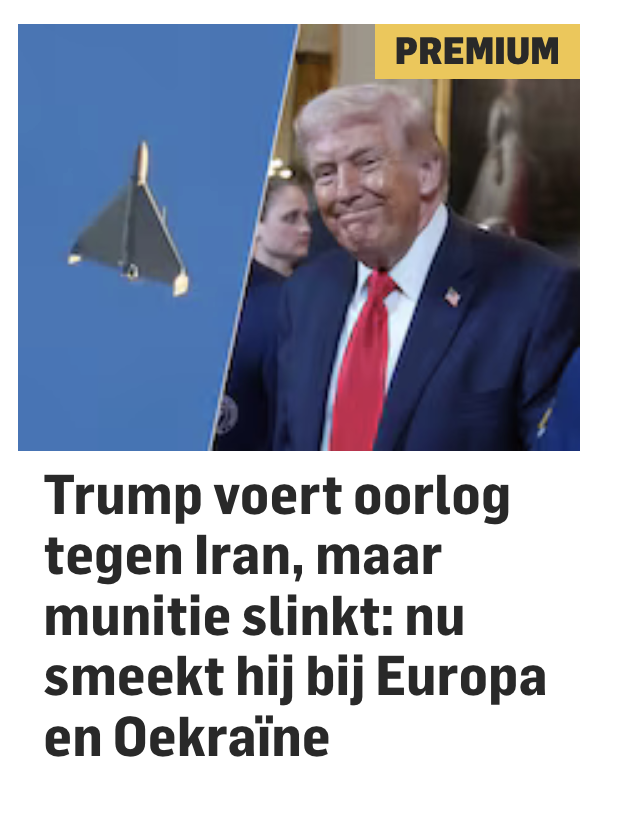 in de afdeling het AD verkoopt weer eens BS