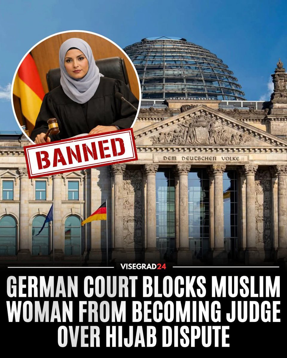 A German court blocked a Muslim woman from becoming a judge or prosecutor in Hesse, after it learnt she intends to wear a hijab during court proceedings.

The Darmstadt Administrative Court ruled that the state’s duty to maintain neutrality in the courtroom outweighs her