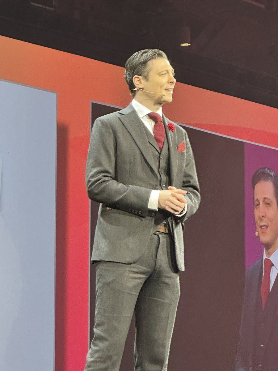 TiaBruhn's tweet photo. @MyHeritage  speaking on the innovations ! #Rootstech2026 #ScribeAI https://t.co/V9Yjs3oGxI