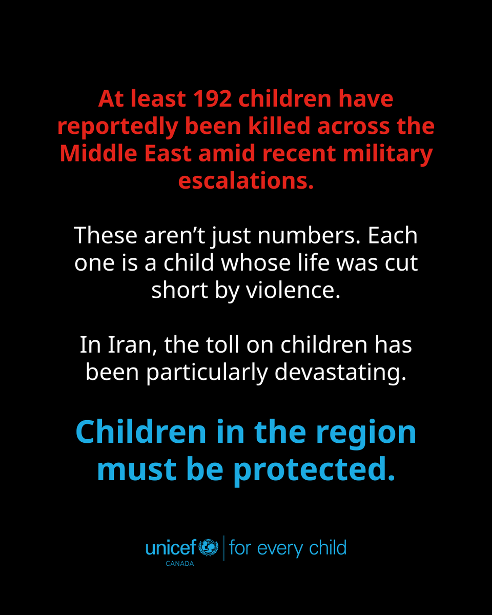 UNICEF Canada tweet media