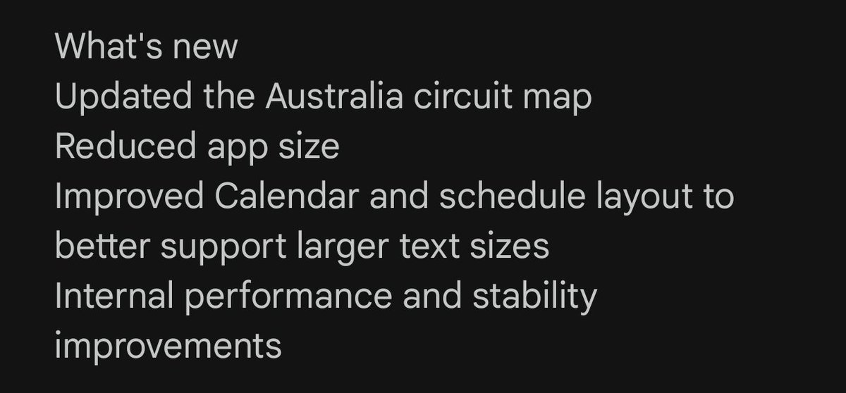SpeedTrack F1 Widgets tweet media
