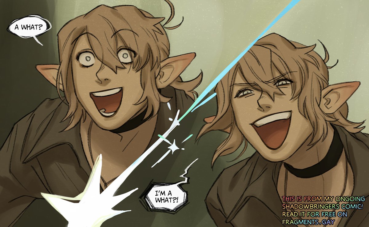 ffxiv_fragments's tweet photo. memes are the only way to catch new eyes these days. yes hello did you know that i have a SHADOWBRINGERS COMIC
- ♂️wolgraha, wolemet, unresolved exselch 
- ongoing with 700+ pages 
- angst with tasteful humor and eventual happy ending 
- for sad gay people with big brains https://t.co/cCxt7MgsL4