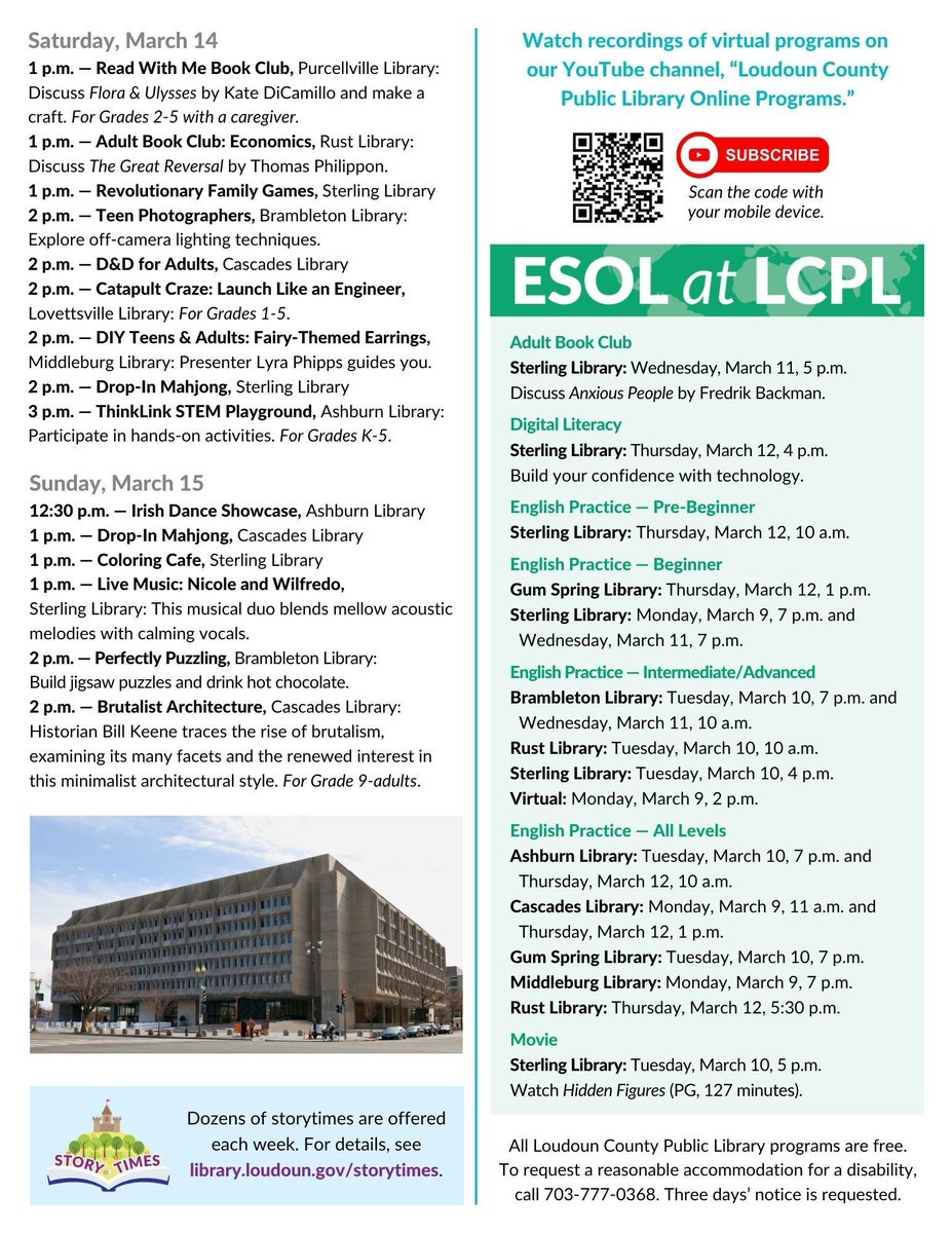 Loudoun Library tweet media