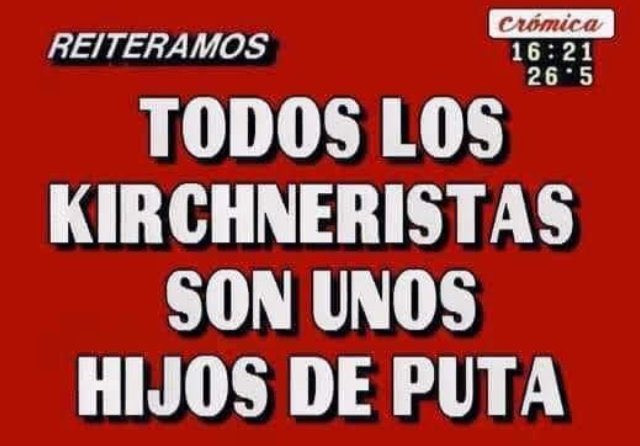 Reiteramos !!!!!