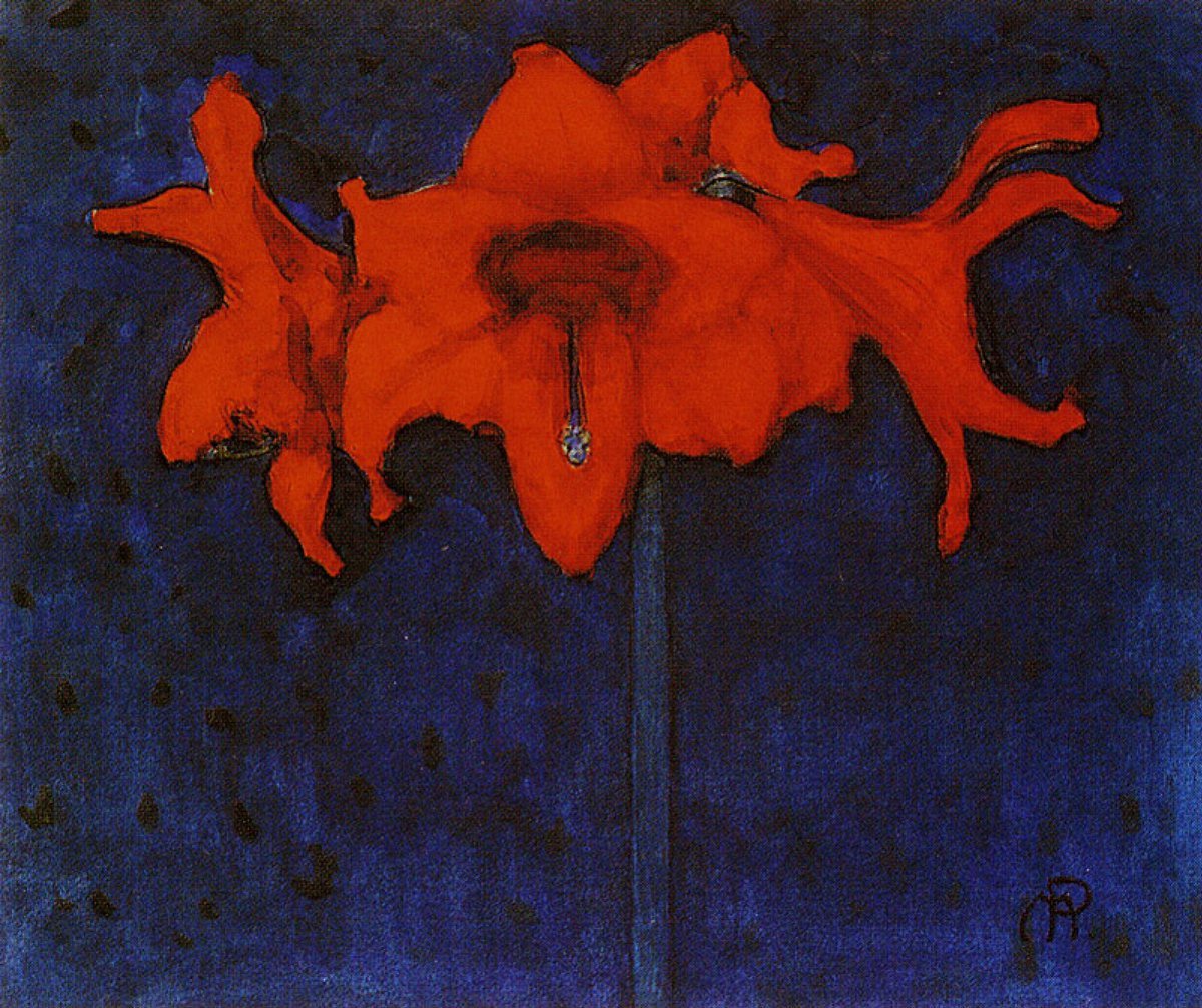 Piet Mondrian  
Amaryllis, 1910