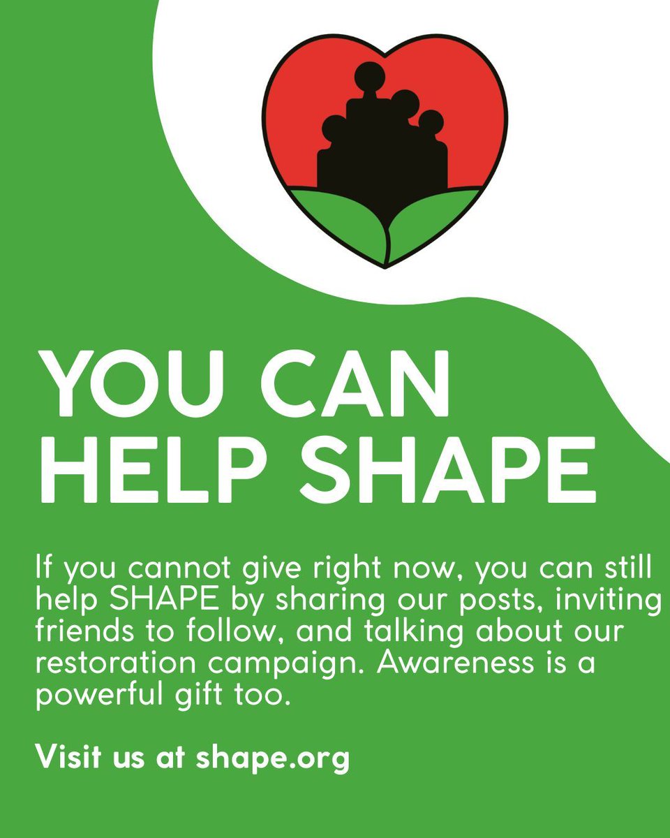 S.H.A.P.E. Community Center tweet media