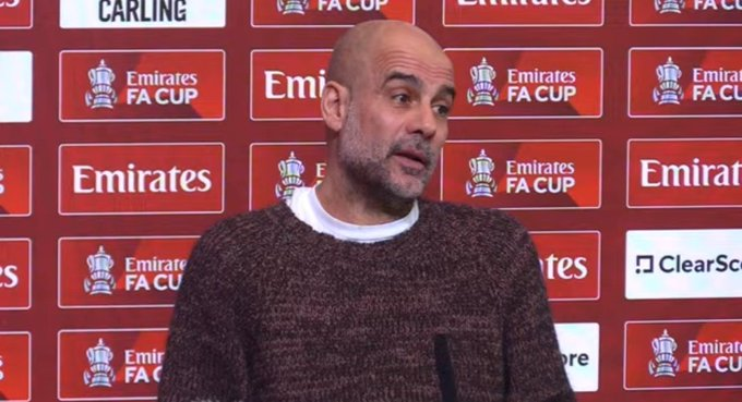 غوارديولا عن جدول المباريات: "هنا في إنجلترا، ما يحدث في كأس الرابطة أهم بالنسبة للفرق الإنجليزية من مباريات دوري أبطال أوروبا. هذا ما حدث منذ البداية، وليس هذا مفاجئًا." 