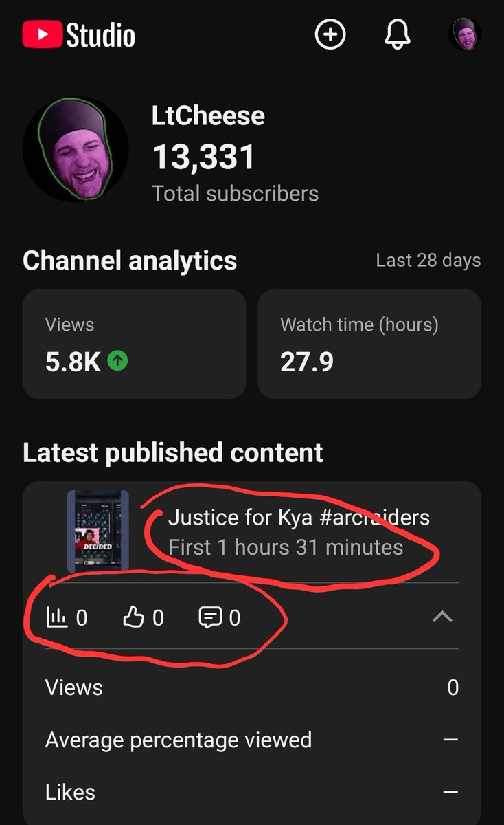 LtCheeseTV's tweet photo. @YouTubeCreators what's the deal with this? Pure bs https://t.co/qXogowX0Xg