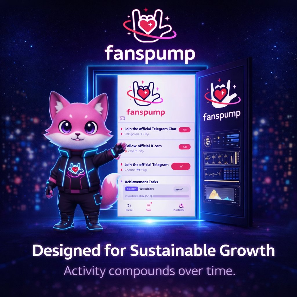 fanspump_fans's tweet photo. ๐ Designed for Sustainable Growth
Real momentum isnโt instant.
It compounds over time.
๐ Stay active
๐ฏ Complete tasks
๐ Engage with the community
๐ฅ FansPump is built for long-term momentum.
Join : https://t.co/D8lYFiRXlg
#FansPump #Web3 #CryptoCommunity #Growth https://t.co/J4xE6BO2Xa
