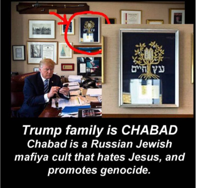 TPV_John's tweet photo. Trump is NOT who you think he is or who we have been led to believe, and I am going to PROVE IT.

Time to rip this bandaid off, no matter how much it hurts…

Many Talmudic Rabbis have actually referred to Trump as the coming “Mochiach” (Jewish Messiah) and the Israel Heritage Foundation gave him a crown inscribed with “Prince of Peace” a title that should be reserved only for our Lord & Savior, Jesus Christ, at an event in Mar-A-Lago in 2023.

That in itself is EXTREMELY BLASPHEMOUS & SATANIC, but it goes much deeper…

Trump is DEEPLY tied into the Chabad Lubavitch cult going back many years. You can see the award from Chabad on his wall at his office in Trump Tower. It’s said even his father Fred, was also deeply connected. 

That is perhaps why Trump visited the grave (Ohel) of Rebbe Schneerson on October 7, 2024, prior to the election. It was a Kabalistic ritual to seek knowledge and guidance from a dead man, which the Chabad cult worships. This is necromancy, and it’s as far away from Christian as one can get.

In the past, Trump has suggested people he deems “antisemites” face the DEATH PENALTY, and has championed the Noahide laws by having Chabad at the White House, which state that “idolatry” AKA the worship of Jesus Christ be penalized by BEHEADING, as “justified” by a world Jewish Sanhedrin court, that they set up.

Sounds an AWFUL lot like what the Antichrist is  going to do once he takes power, doesn’t it?

Let me reiterate, Chabad has been to the White House for EVERY single American President, EVERY year for the past couple of decades. Their tentacles of power reach far beyond anything we can see, much of it is done in the shadows and this is a worldwide organization. They have vast influence & power over many of the world’s MOST prominent governments.

For example, Trump’s Chabad connection is why Jared Kushner is playing such a prominent role on the world stage without even being elected.

One of the main goals of this organization is the creation of the Third Jewish Temple, to be built where the Al Aqsa mosque currently sits in Jerusalem. Trump went to war in Iran, mainly to see that this mosque is destroyed & to make way for building the Third Temple, that is also what the sacrifice of red heifers is about. 

Pete Hegseth was picked as Secretary of War, for this exact reason. He is totally on board with the Third Temple agenda, he has said this on video.

There is an organization called the “Third Temple Institute” which is already building it in pieces, so it can be assembled when the time is right, over the ashes of the Al Aqsa mosque.

Interestingly, Trump’s “ballroom” being built on the White House is also very similar in blueprint and construction to what the Third Temple will be.

It is CRITICAL to understand this…When Trump claims to be a “Christian” yet says he doesn’t think he’s going to make heaven MULTIPLE times & surrounds himself with people who HATE JESUS CHRIST, it’s because he is PURPOSEFULLY DECEIVING YOU.

I want to make this CRYSTAL CLEAR…

It brings me NO JOY to bring this news to you, but the TRUTH “is what it is”….

Trump is THE GREAT DECEIVER, leading our country into an AI powered Technocracy & surveillance police state to be part of the 10 kingdoms of the Antichrist.

AKA the Technocratic New World Order & Pax Judaica.

Trump was PICKED to fulfill this role, because a Democrat could never do it. Each Presidency up to this point has been a stepping stone to where we are now.

That is why you see Trump’s TRUE COLORS now shining through in the second term. He has ALWAYS been in on their NWO agenda, but was sleeping on it until the right time.

Understanding these data points, one of the following contentions MUST BE TRUE…

Trump himself is either the “Man of Lawlessness”, “Little Horn”, “Beast” mentioned in the Bible AKA the Biblical Antichrist.

Or, he is absolutely laying the red carpet out for the aforementioned Biblical Antichrist to take the stage.

There is NO other option.