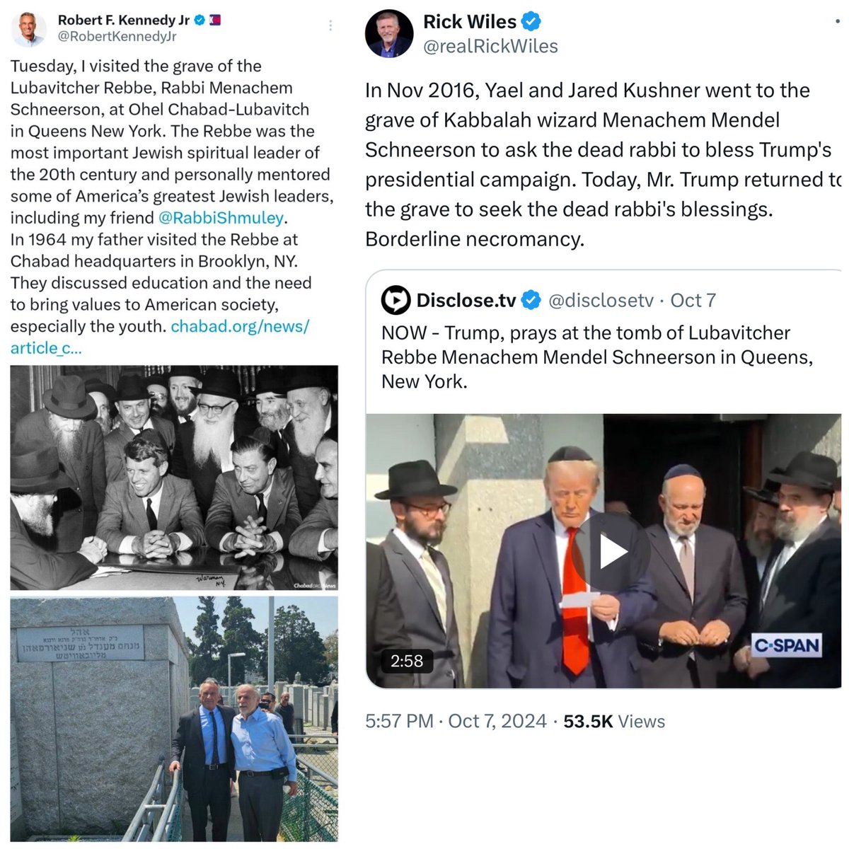 TPV_John's tweet photo. Trump is NOT who you think he is or who we have been led to believe, and I am going to PROVE IT.

Time to rip this bandaid off, no matter how much it hurts…

Many Talmudic Rabbis have actually referred to Trump as the coming “Mochiach” (Jewish Messiah) and the Israel Heritage Foundation gave him a crown inscribed with “Prince of Peace” a title that should be reserved only for our Lord & Savior, Jesus Christ, at an event in Mar-A-Lago in 2023.

That in itself is EXTREMELY BLASPHEMOUS & SATANIC, but it goes much deeper…

Trump is DEEPLY tied into the Chabad Lubavitch cult going back many years. You can see the award from Chabad on his wall at his office in Trump Tower. It’s said even his father Fred, was also deeply connected. 

That is perhaps why Trump visited the grave (Ohel) of Rebbe Schneerson on October 7, 2024, prior to the election. It was a Kabalistic ritual to seek knowledge and guidance from a dead man, which the Chabad cult worships. This is necromancy, and it’s as far away from Christian as one can get.

In the past, Trump has suggested people he deems “antisemites” face the DEATH PENALTY, and has championed the Noahide laws by having Chabad at the White House, which state that “idolatry” AKA the worship of Jesus Christ be penalized by BEHEADING, as “justified” by a world Jewish Sanhedrin court, that they set up.

Sounds an AWFUL lot like what the Antichrist is  going to do once he takes power, doesn’t it?

Let me reiterate, Chabad has been to the White House for EVERY single American President, EVERY year for the past couple of decades. Their tentacles of power reach far beyond anything we can see, much of it is done in the shadows and this is a worldwide organization. They have vast influence & power over many of the world’s MOST prominent governments.

For example, Trump’s Chabad connection is why Jared Kushner is playing such a prominent role on the world stage without even being elected.

One of the main goals of this organization is the creation of the Third Jewish Temple, to be built where the Al Aqsa mosque currently sits in Jerusalem. Trump went to war in Iran, mainly to see that this mosque is destroyed & to make way for building the Third Temple, that is also what the sacrifice of red heifers is about. 

Pete Hegseth was picked as Secretary of War, for this exact reason. He is totally on board with the Third Temple agenda, he has said this on video.

There is an organization called the “Third Temple Institute” which is already building it in pieces, so it can be assembled when the time is right, over the ashes of the Al Aqsa mosque.

Interestingly, Trump’s “ballroom” being built on the White House is also very similar in blueprint and construction to what the Third Temple will be.

It is CRITICAL to understand this…When Trump claims to be a “Christian” yet says he doesn’t think he’s going to make heaven MULTIPLE times & surrounds himself with people who HATE JESUS CHRIST, it’s because he is PURPOSEFULLY DECEIVING YOU.

I want to make this CRYSTAL CLEAR…

It brings me NO JOY to bring this news to you, but the TRUTH “is what it is”….

Trump is THE GREAT DECEIVER, leading our country into an AI powered Technocracy & surveillance police state to be part of the 10 kingdoms of the Antichrist.

AKA the Technocratic New World Order & Pax Judaica.

Trump was PICKED to fulfill this role, because a Democrat could never do it. Each Presidency up to this point has been a stepping stone to where we are now.

That is why you see Trump’s TRUE COLORS now shining through in the second term. He has ALWAYS been in on their NWO agenda, but was sleeping on it until the right time.

Understanding these data points, one of the following contentions MUST BE TRUE…

Trump himself is either the “Man of Lawlessness”, “Little Horn”, “Beast” mentioned in the Bible AKA the Biblical Antichrist.

Or, he is absolutely laying the red carpet out for the aforementioned Biblical Antichrist to take the stage.

There is NO other option.