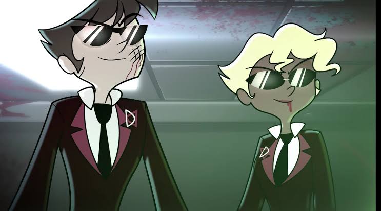 ThanjustaMore's tweet photo. Would you be friends with Agent One and Agent Two?
#HelluvaBoss #HelluvaBossAgentOne
#HelluvaBossAgentTwo #Hellaverse https://t.co/HjGU2zhZwO