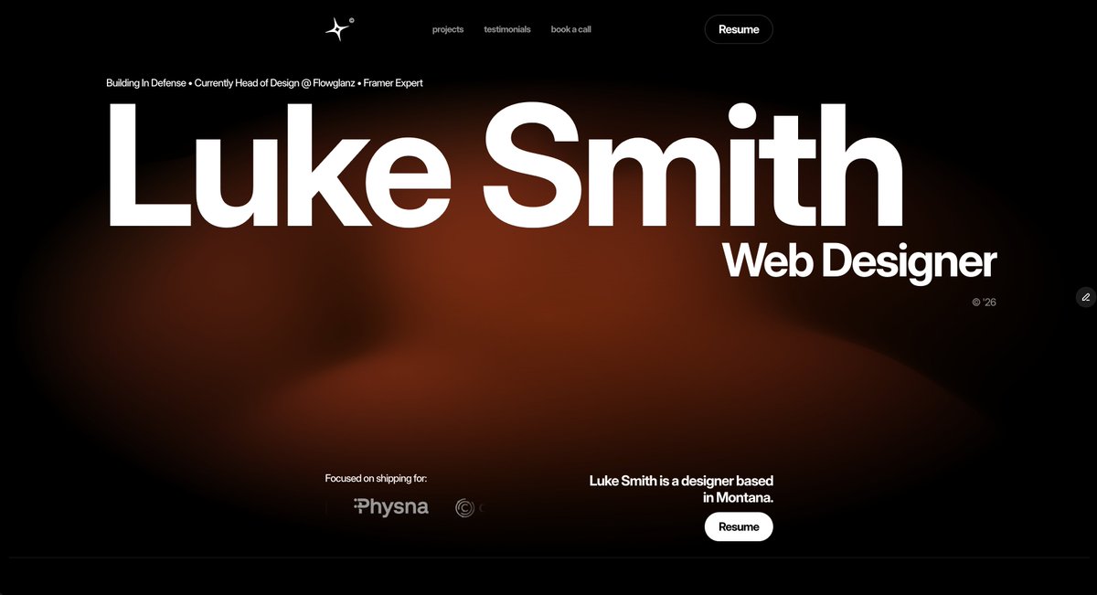 thelukesmith_'s tweet photo. I just launched my new portfolio!

Let me know what you guys think.

Link in first comment 👇 https://t.co/y79BYP00TA