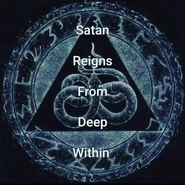 KVLT_Nexion_666's tweet photo. "Unlike what Christianity is trying to make you Believe. Satan is not the God of the Flesh, Carnal Pleasure, Filthiness and Materia, but the one who wants to Raise Humanity from its fallen state to a Higher Level of Enlightenment." 

- The Catechism of Lucifer https://t.co/SO7TdnMPaj