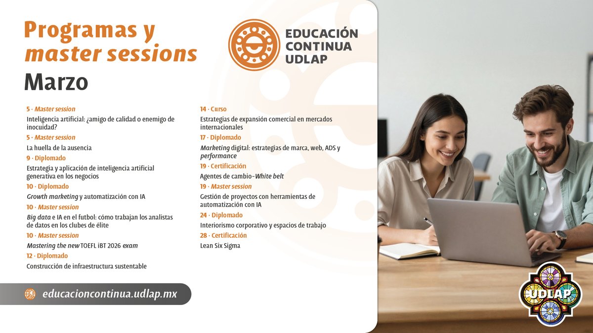 UDLAP Educación Continua tweet media