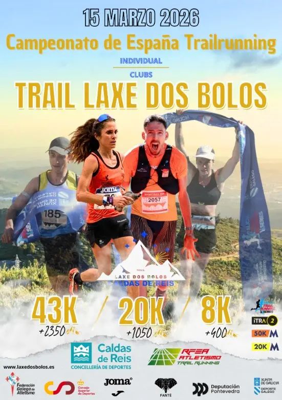Campeonato de España de Trail Caldas de Reis 2026 | Guía y Recorridos: deportedevigo.com/eventos/campeo… El próximo 15 de marzo de 2026, la localidad de Caldas de Reis (Pontevedra) se