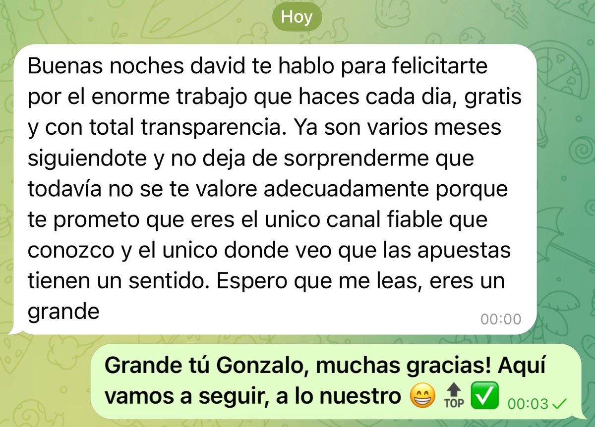 ApuestasCobrich's tweet photo. Un dia mas recibiendo el apoyo de mi gente ❤️

▪️Cada dia mas gente nos sigue y tenemos la responsabilidad de hacer las cosas lo mejor posible. Todos los que nos siguen a diario están contentos, eso es por algo 😊

De corazón, muchas gracias por el apoyo ❣️ https://t.co/rSfITOdQmG