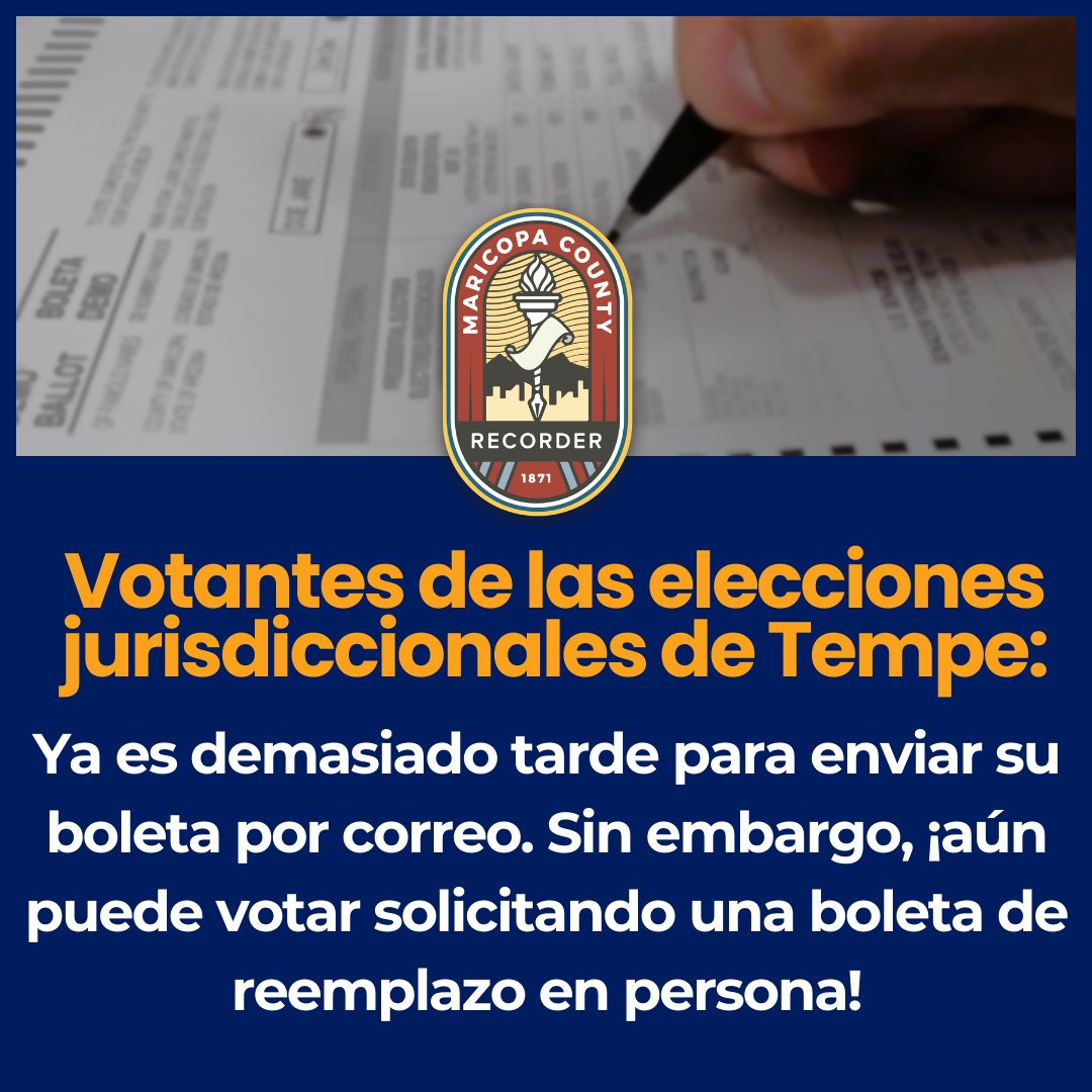 Maricopa County Recorder's Office tweet media