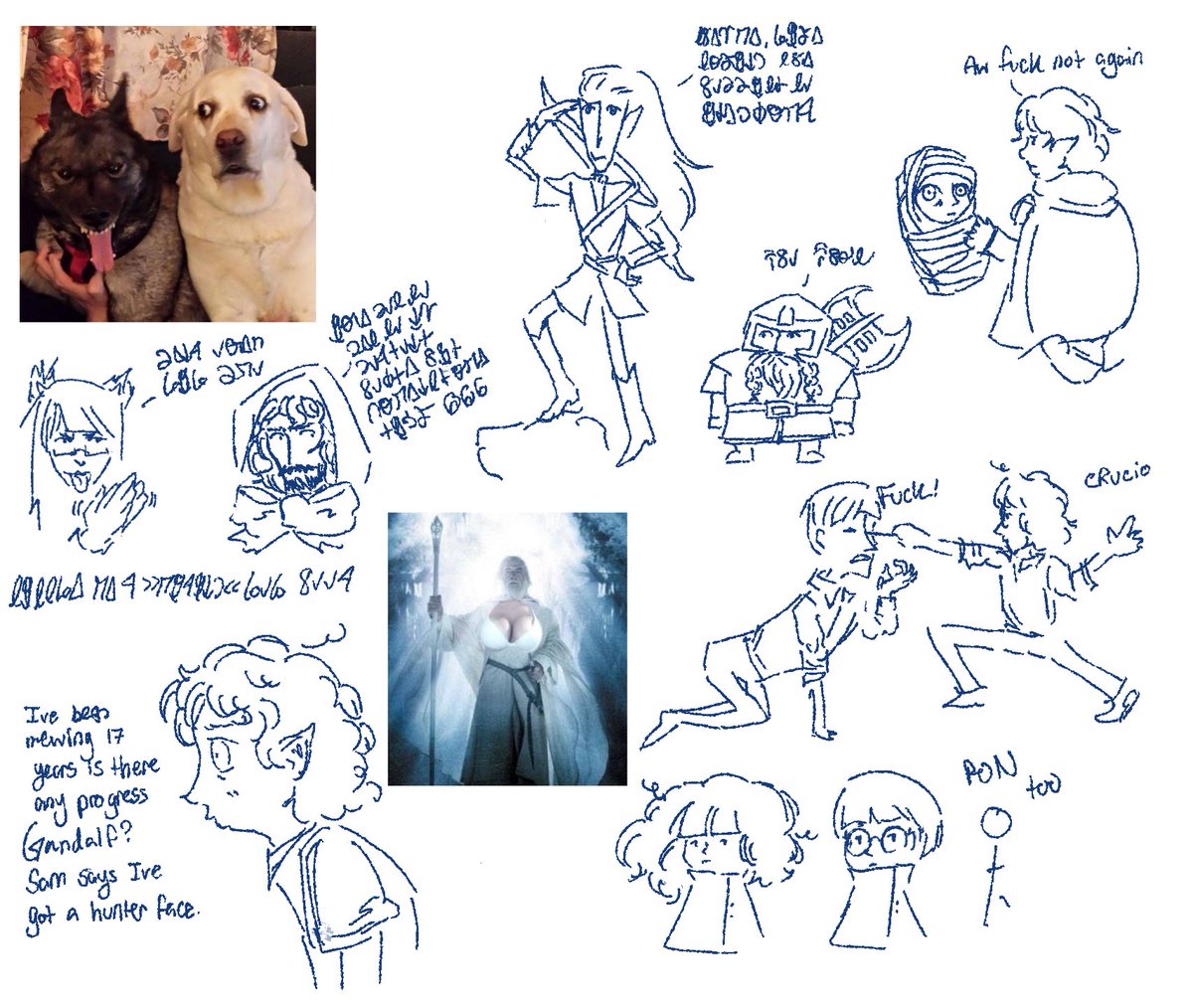 3gumpi's tweet photo. 40min study break #Lotr #HarryPotter #silee https://t.co/9aPgZcPDZe