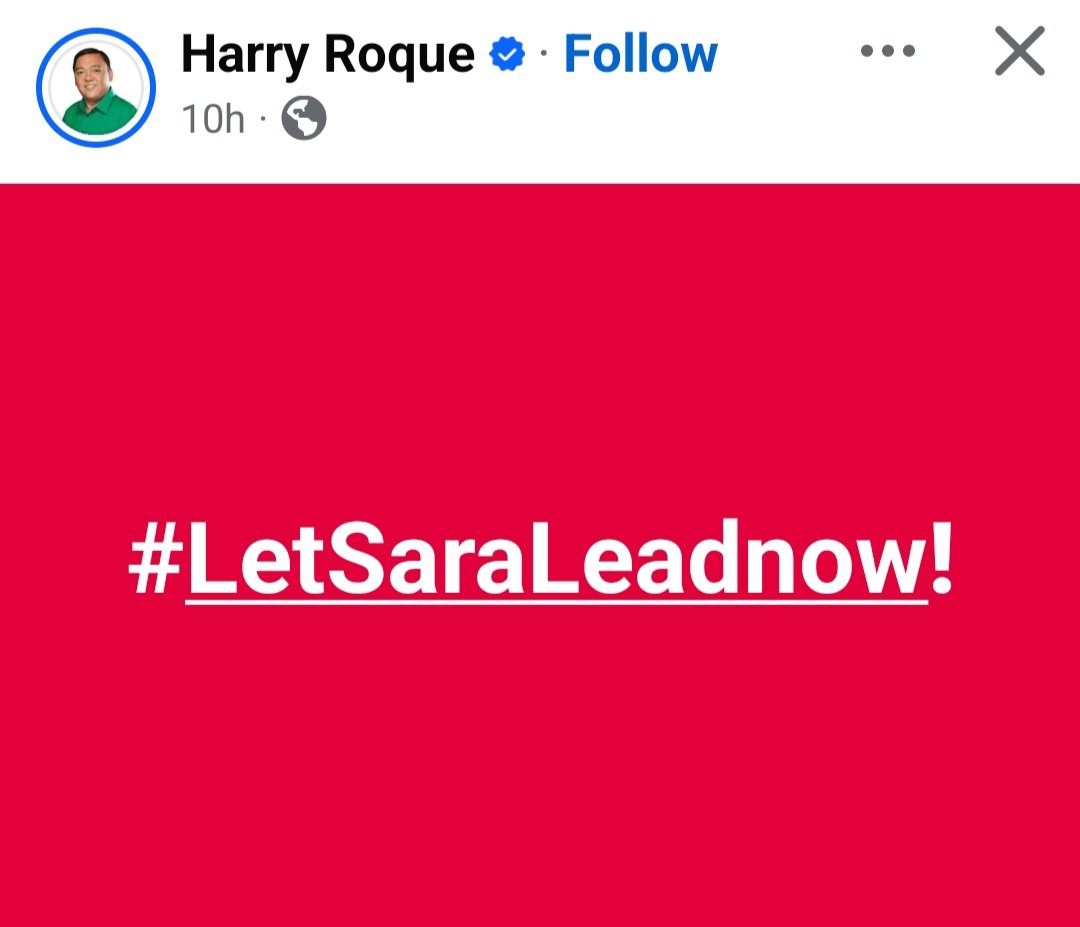 leisbeth_recto's tweet photo. DepEd nga hindi niya nakayang i-manage kaya siya nag-resign, buong bansa pa kaya?
Mahaderang baboy na 'to. π
#NoToDuterteAgain
#ImpeachSaraDuterte
#DuterteMagnanakaw
#DutertePalamunin https://t.co/teGloIMo3g