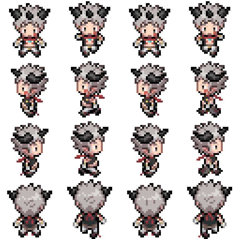 Aegiomon will be an important character in the fangame, since it's based on Illiad.

But it's a different character from the same that we saw in Time Stranger.

This overworld is based on Brock. I believe it's the first Adult/Champion level Digimon Overworld that I've ever made.