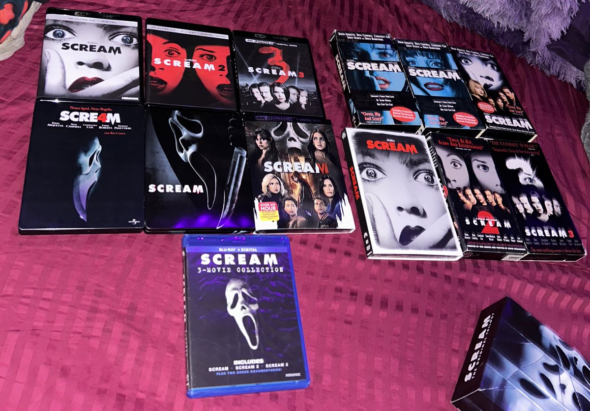 Scream Library Case finally building up my physical media collection. ugh i can’t wait for ...