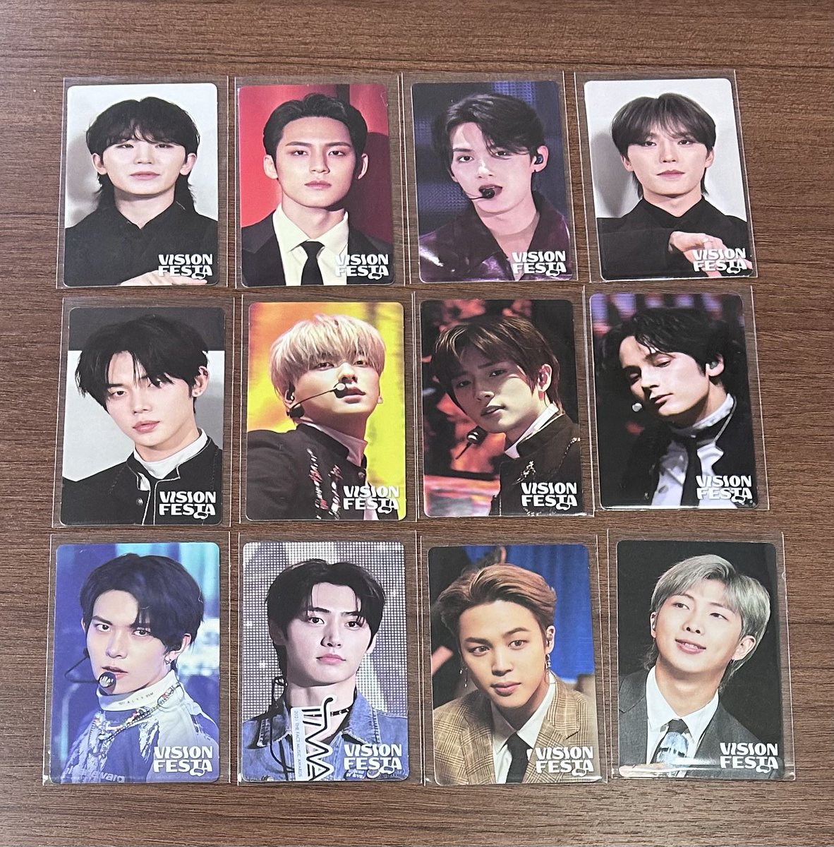 jk0901chi's tweet photo. VISION FESTA 
入場特典トレカ交換

譲▶️写真のもの

求▶️BTS ジョングク ジン ユンギ  テテ 他グル検討(ミンギュ ウォヌ)
BTSと交換頂ける場合、
n:1での交換も検討いたします。(ジミンはグク優先)

※都内手渡し又は郵送交換

 #seventeen交換
 #BTS交換
 #TXT交換
 #ENHYPEN交換 https://t.co/RpTyzCQuVQ