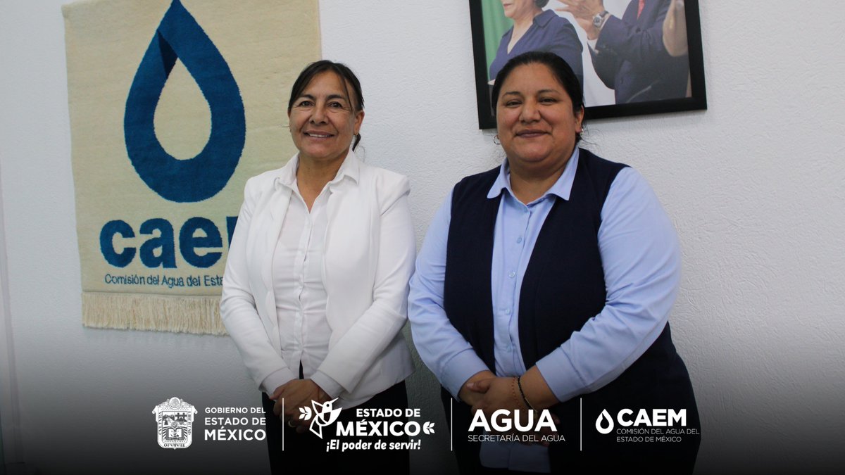 CAEM_EDOMEX's tweet photo. 💧🤝🏼 Para fortalecer el bienestar hídrico de las y los mexiquenses, la Vocal Ejecutiva de la #CAEM, @Beatriz García Villegas, sostuvo una reunión con la Presidenta Municipal de #Temascalcingo, Verónica Moreno Martínez.
#SomosCAEM https://t.co/ucVmidGNlP